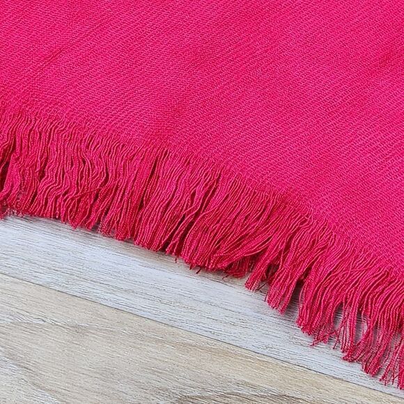 💜NWT Apt 9 Geisha Red Rayon Lightweight Wrap/Shawl/Scarf - Picture 6 of 9